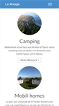 Mobile Screenshot of camping-lerivage.com